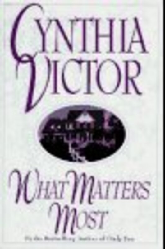 Book cover for "What Matters Most" by Cynthia Keller