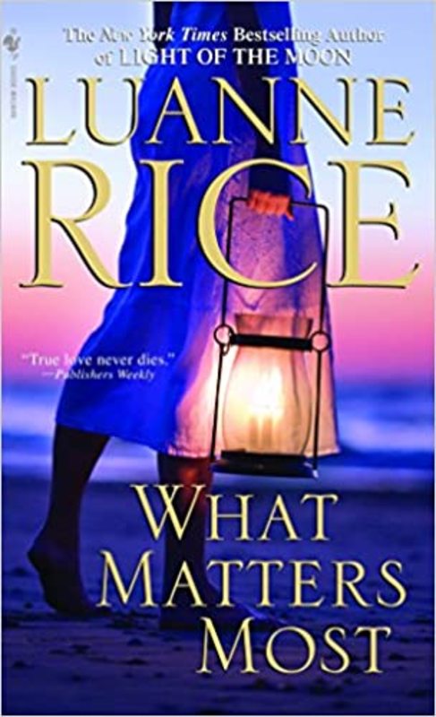Book cover for "What Matters Most" by Luanne Rice