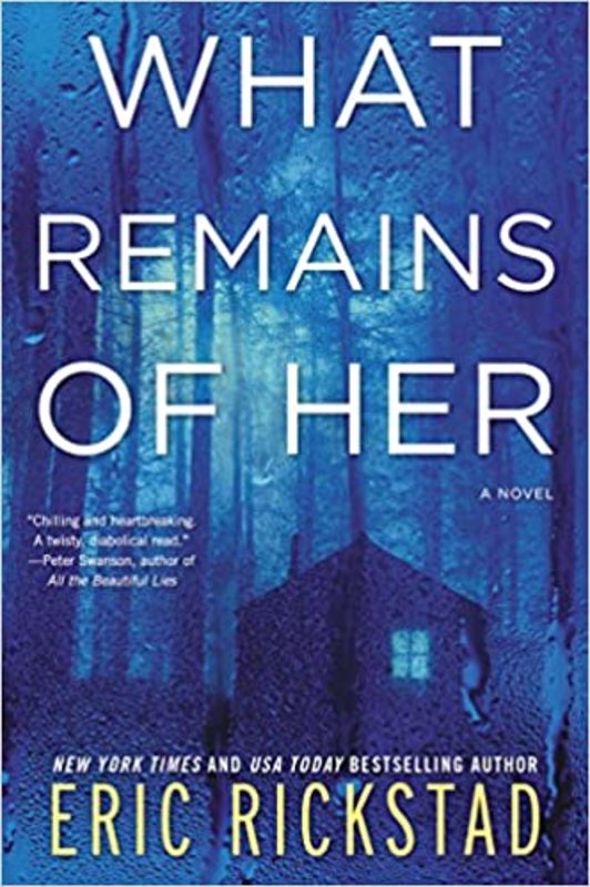 Book cover for "What Remains of Her" by Eric Rickstad