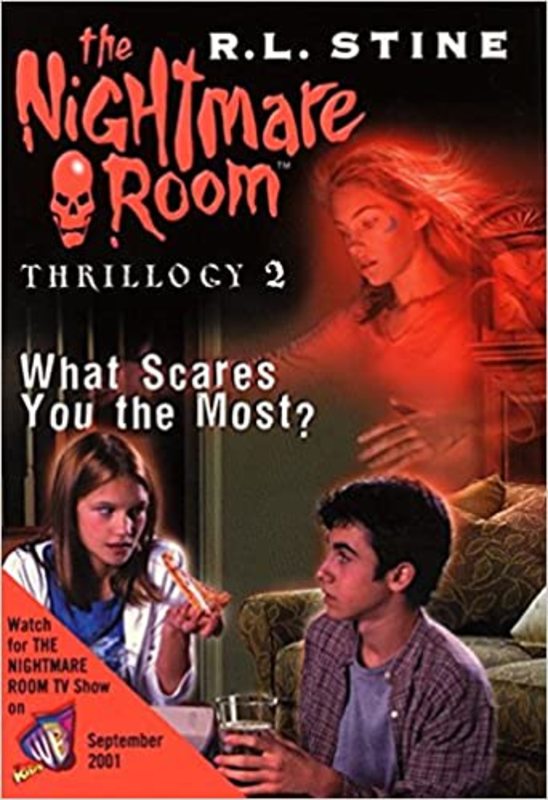 Book cover for "What Scares You The Most?" by R.L. Stine