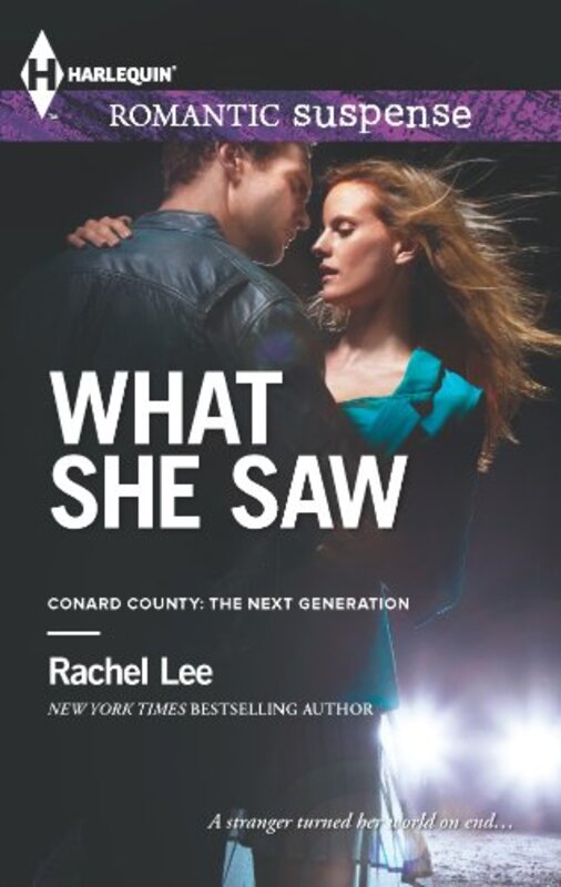 Book cover for "What She Saw" by Rachel Lee