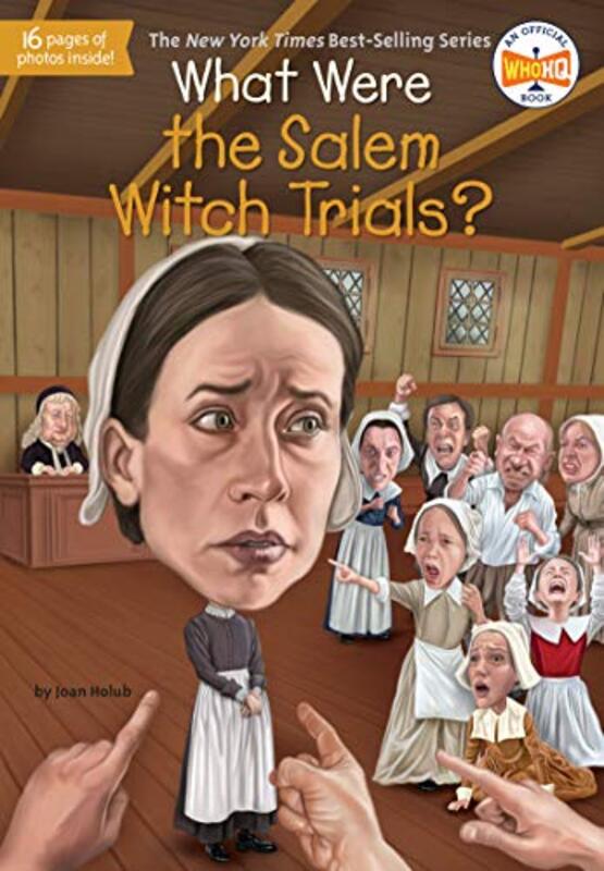 Book cover for "What Were the Salem Witch Trials?" by Joan Holub