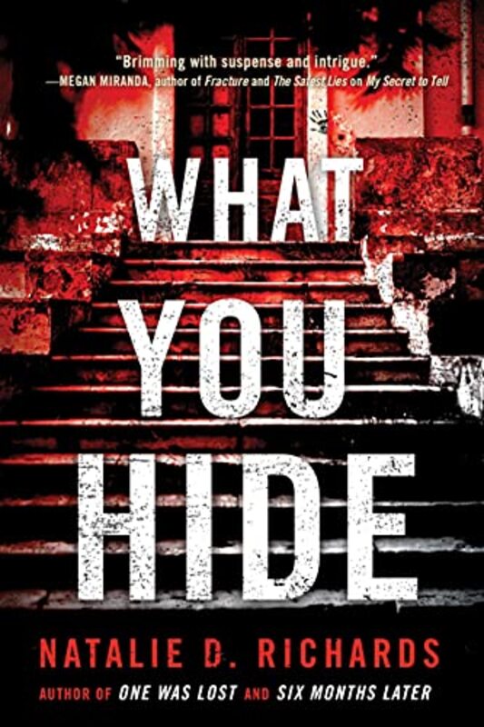 Book cover for "What You Hide" by Natalie D Richards
