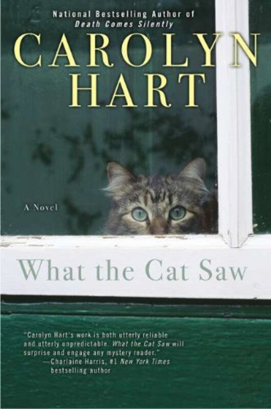 Book cover for "What the Cat Saw" by Carolyn G Hart