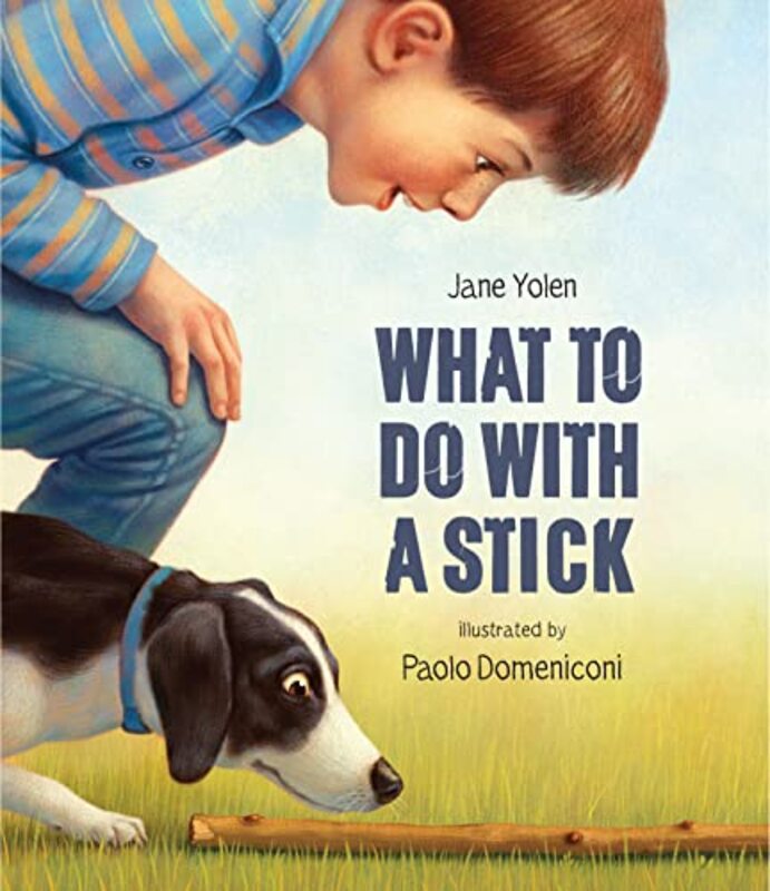 Book cover for "What to Do with a Stick" by Jane Yolen