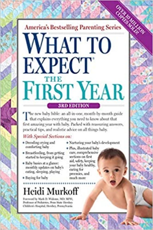 Book cover for "What to Expect the First Year" by Heidi Murkoff