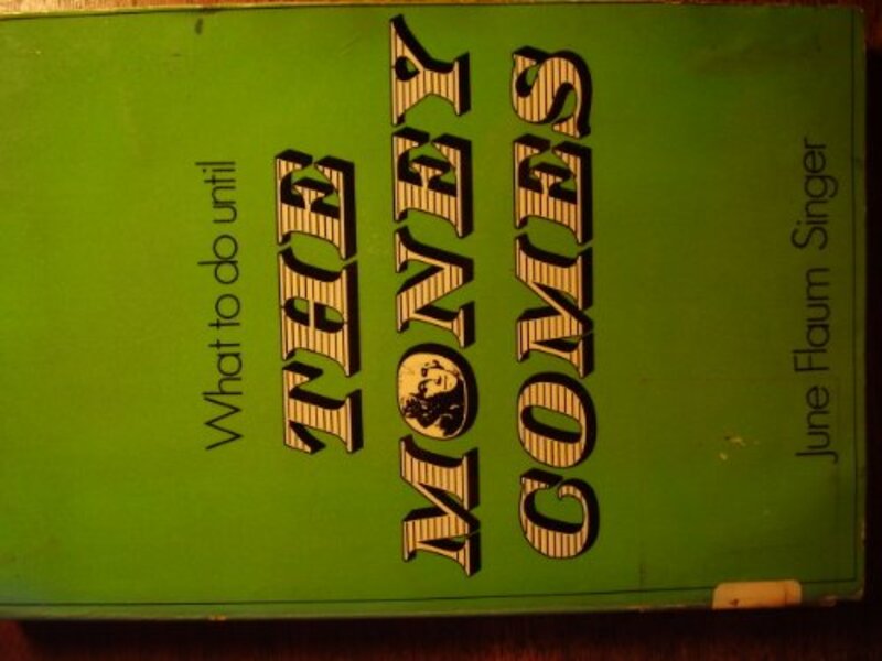 Book cover for "What to do until the money comes;" by June Flaum Singer