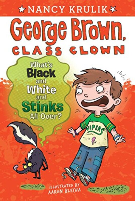 Book cover for "What's Black and White and Stinks All Over?" by Nancy Krulik