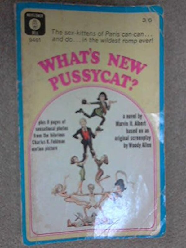 Book cover for "What's New Pussycat?" by Marvin H Albert