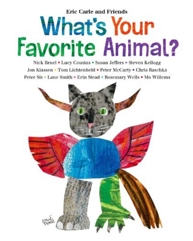 Book cover for "What's Your Favorite Animal?" by Eric Carle