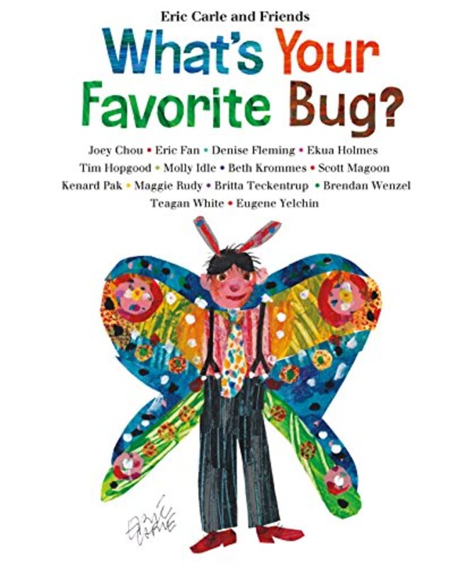 Book cover for "What's Your Favorite Bug?" by Eric Carle