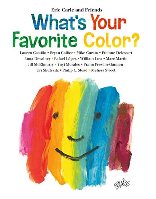 Book cover for "What's Your Favorite Color?" by Eric Carle