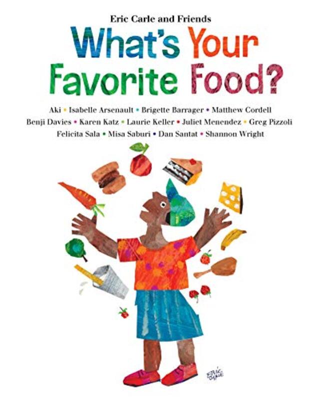 Book cover for "What's Your Favorite Food?" by Eric Carle