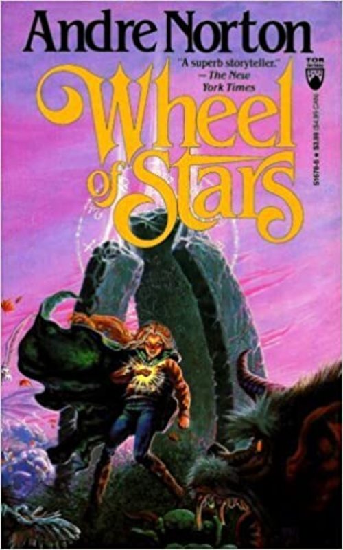 Book cover for "Wheel of Stars" by Andre Norton