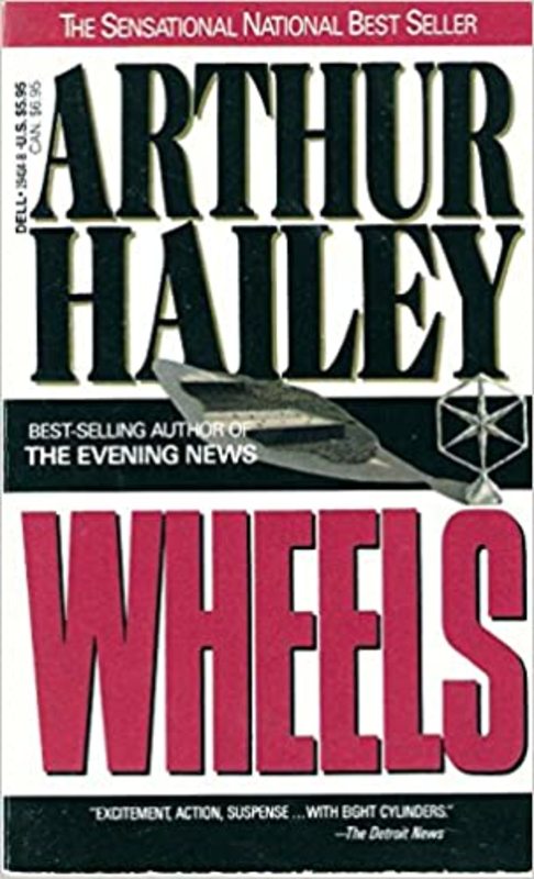 Book cover for "Wheels" by Arthur Hailey