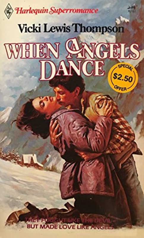 Book cover for "When Angels Dance" by Vicki Lewis Thompson