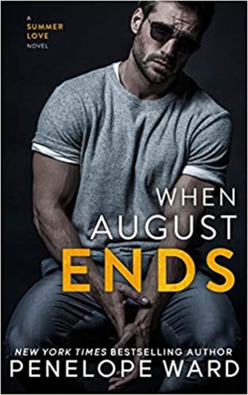 Book cover for "When August Ends" by Penelope Ward