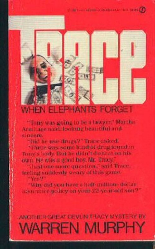 Book cover for "When Elephants Forget" by Warren Murphy