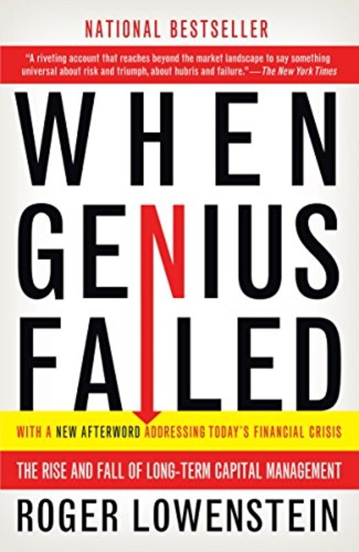 Book cover for "When Genius Failed" by Roger Lowenstein