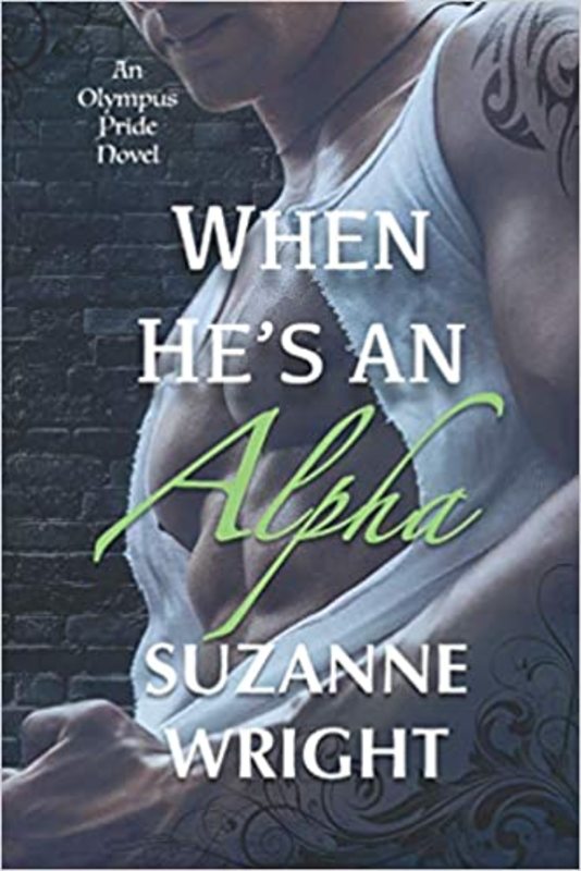 Book cover for "When He's An Alpha" by Suzanne Wright