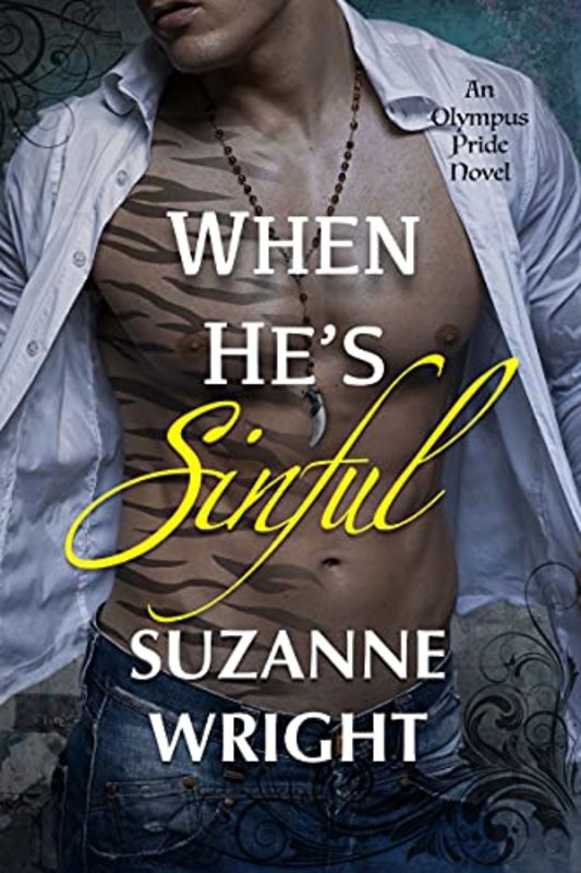 Book cover for "When He's Sinful" by Suzanne Wright
