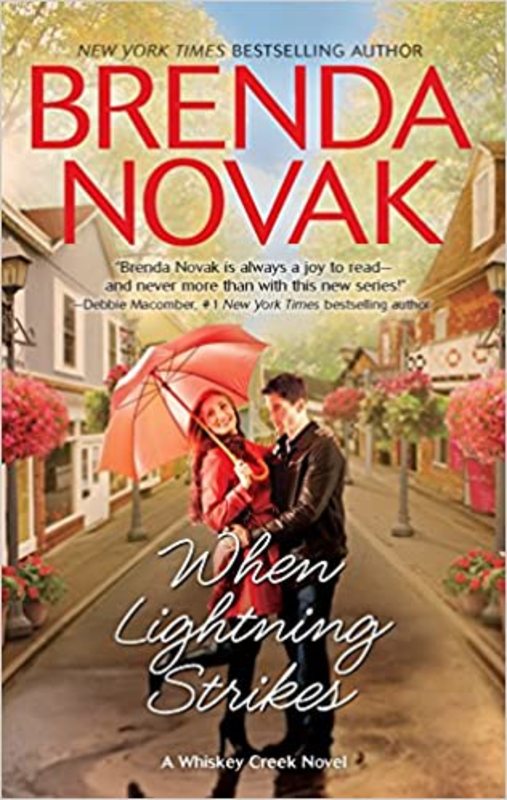 Book cover for "When Lightning Strikes" by Brenda Novak