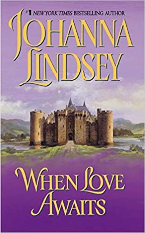 Book cover for "When Love Awaits" by Johanna Lindsey