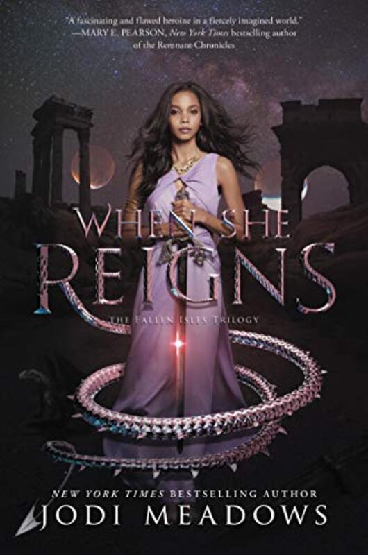 Book cover for "When She Reigns" by Jodi Meadows