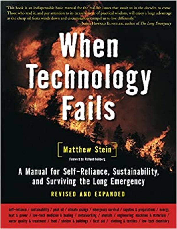 Book cover for "When Technology Fails" by Matthew Stein