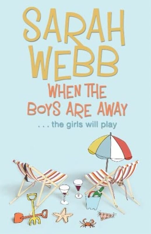 Book cover for "When The Boys Are Away" by Sarah Webb