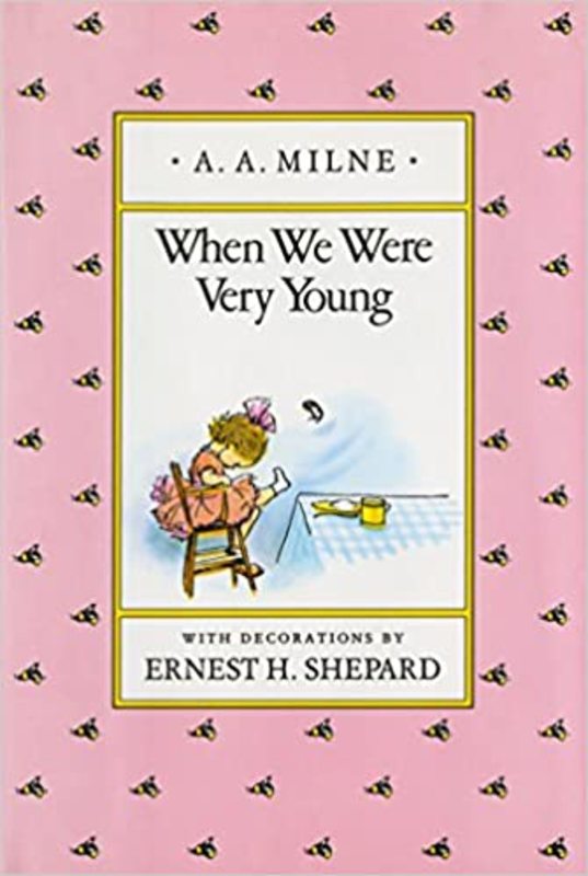 Book cover for "When We Were Very Young" by AA Milne