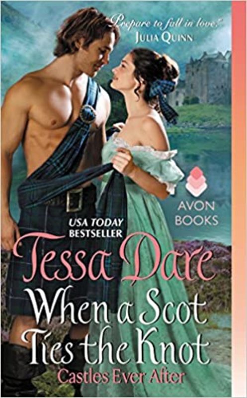 Book cover for "When a Scot Ties the Knot" by Tessa Dare