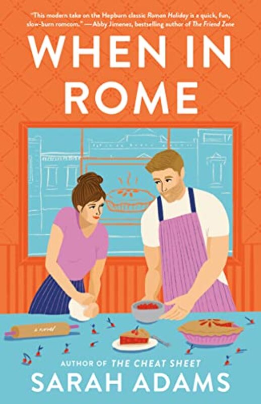 Book cover for "When in Rome" by Sarah Adams