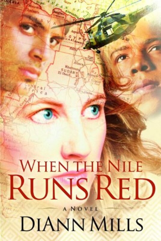 Book cover for "When the Nile Runs Red" by DiAnn Mills