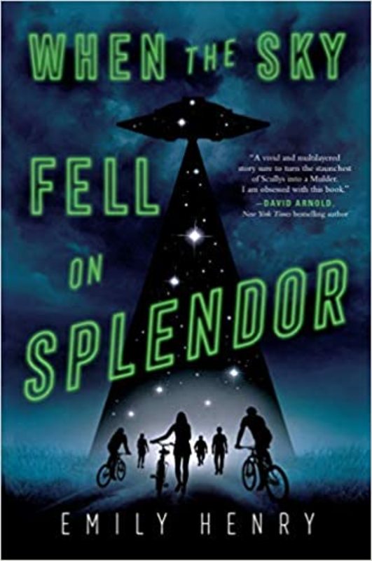 Book cover for "When the Sky Fell on Splendor" by Emily Henry