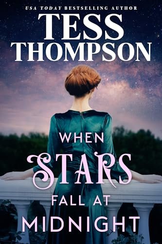 Book cover for "When Stars Fall at Midnight" by Tess Thompson