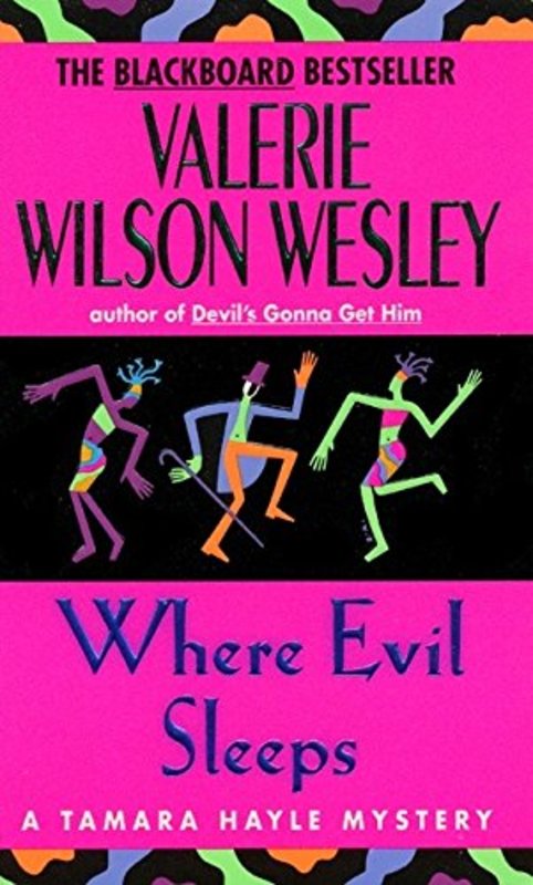 Book cover for "Where Evil Sleeps" by Valerie Wilson Wesley