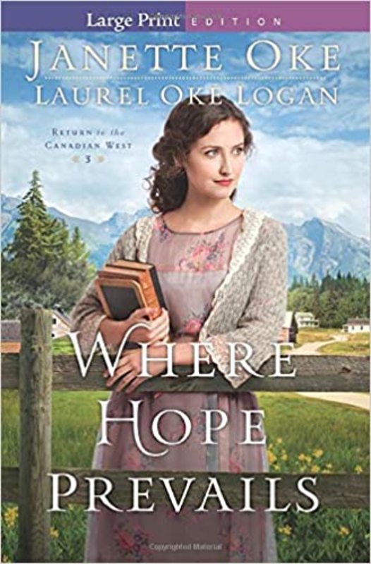 Book cover for "Where Hope Prevails" by Janette Oke