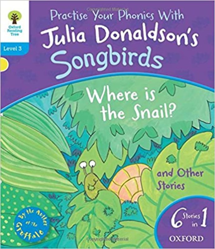 Book cover for "Where Is the Snail" by Julia Donaldson