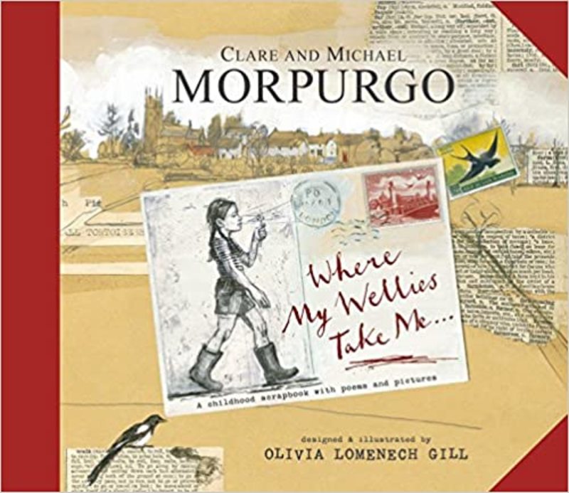 Book cover for "Where My Wellies Take Me" by Michael Morpurgo