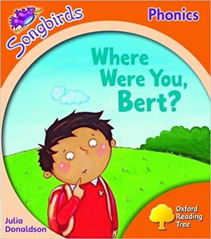 Book cover for "Where Were You, Bert?" by Julia Donaldson