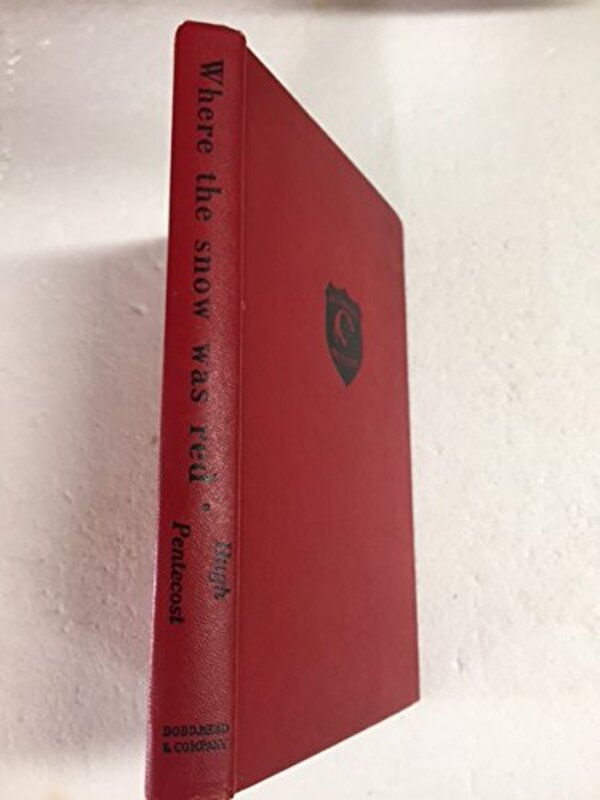 Book cover for "Where the Snow Was Red" by Hugh Pentecost