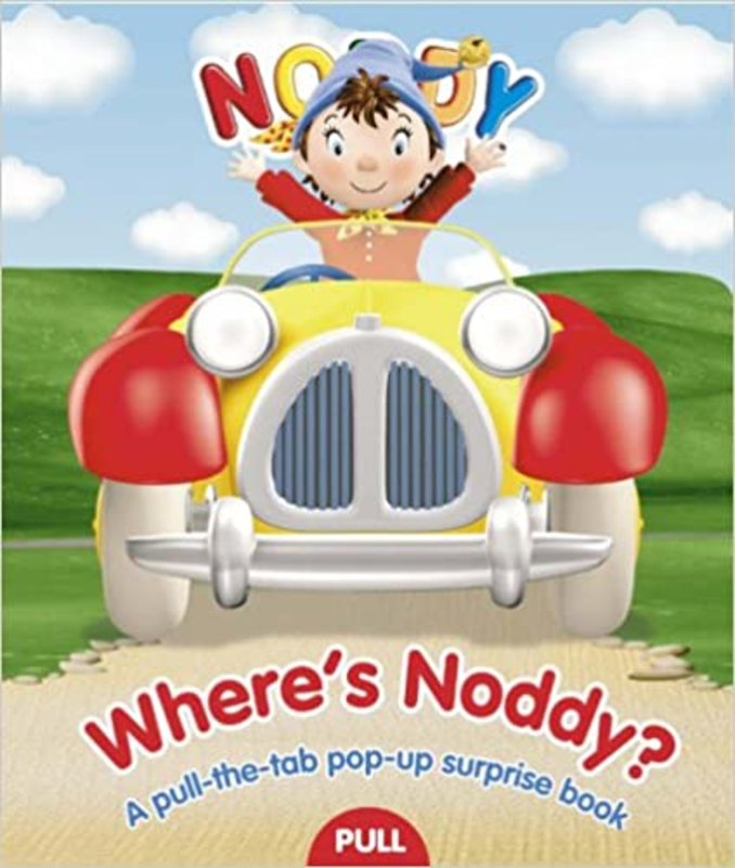 Book cover for "Where's Noddy?" by Enid Blyton