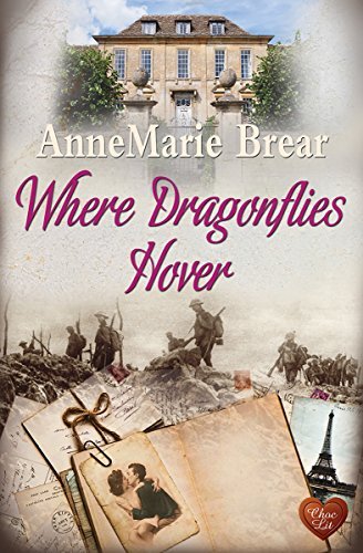 Book cover for "Where Dragonflies Hover" by AnneMarie Brear