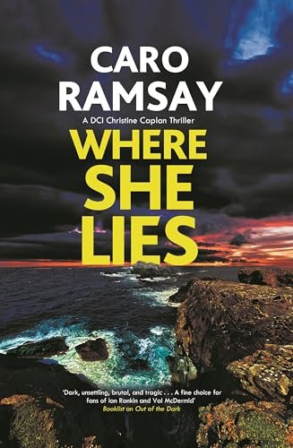 Book cover for "Where She Lies" by Caro Ramsay