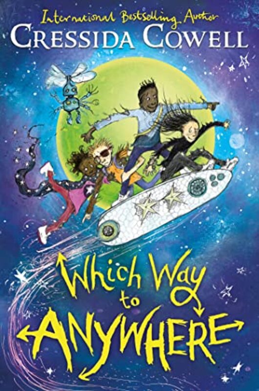 Book cover for "Which Way to Anywhere" by Cressida Cowell