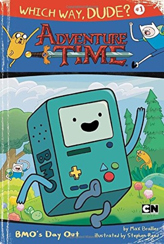 Book cover for "Which Way, Dude?: BMO's Day Out #1" by Max Brallier