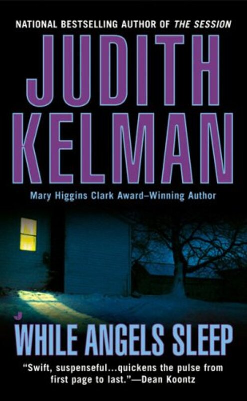 Book cover for "While Angels Sleep" by Judith Kelman