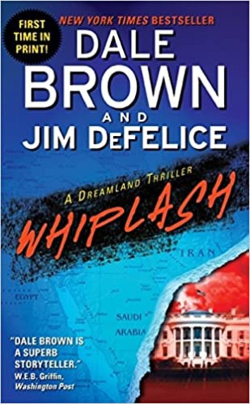 Book cover for "Whiplash" by Dale Brown