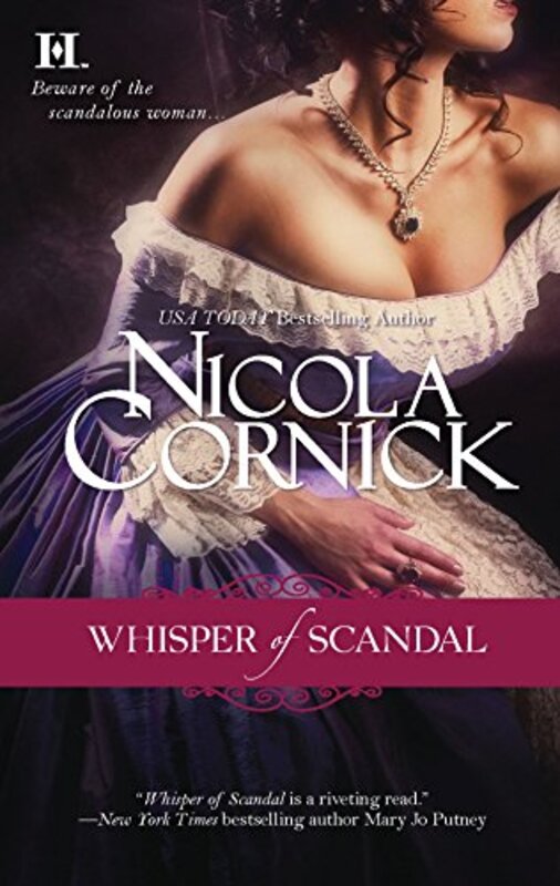 Book cover for "Whisper of Scandal" by Nicola Cornick